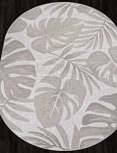 Прямоугольный ковер-циновка KAIR S126 BEIGE Овал