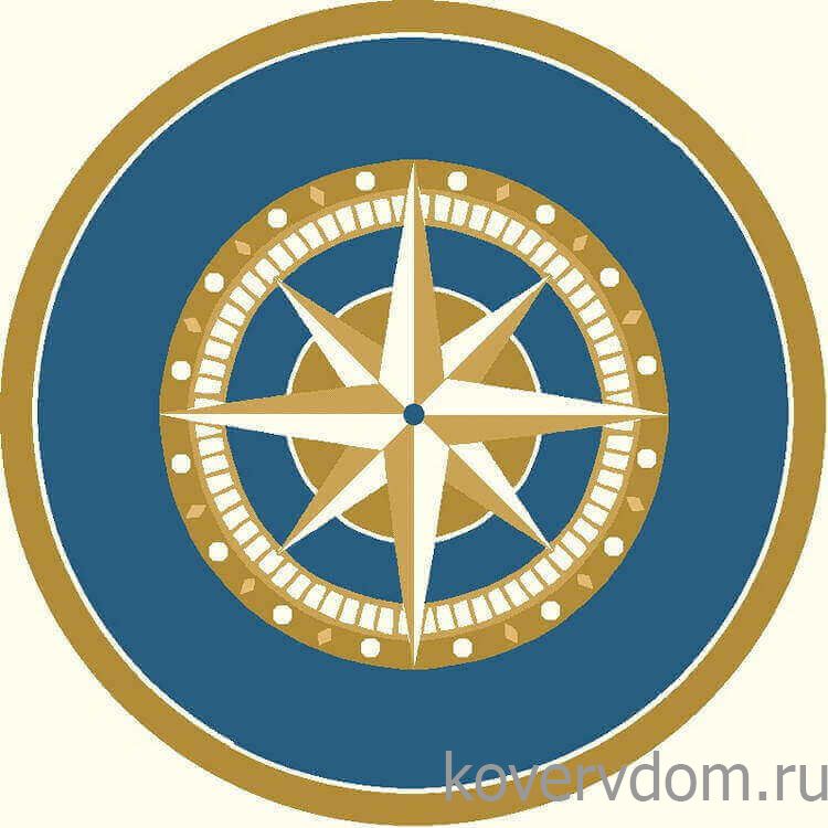 Ковер Морской КРУГ Ковер Морской КРУГ