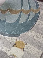 Круглый ковер IZUMRUD F263 LIGHT GRAY