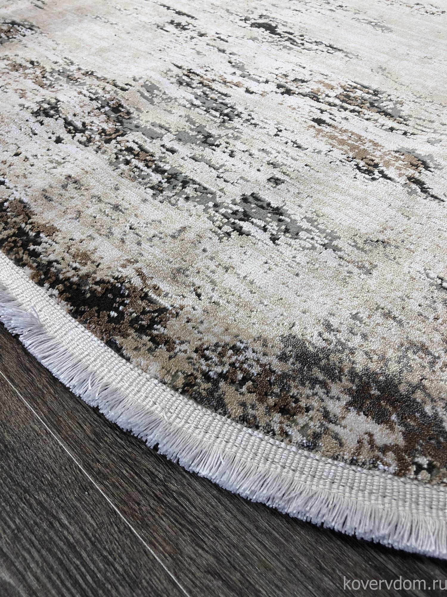 Ковер DOKU 9347B GREY / BROWN Овал Ковер DOKU 9347B GREY / BROWN Овал