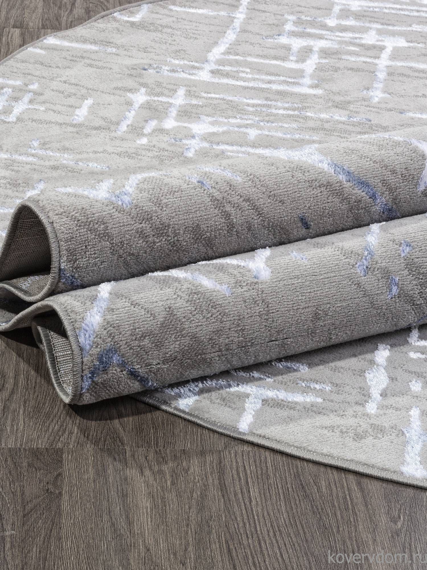 Ковер LIMAN F164 GRAY-BLUE Овал Ковер LIMAN F164 GRAY-BLUE Овал