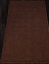 Однотонный ковер коричневый LANA T600 BROWN