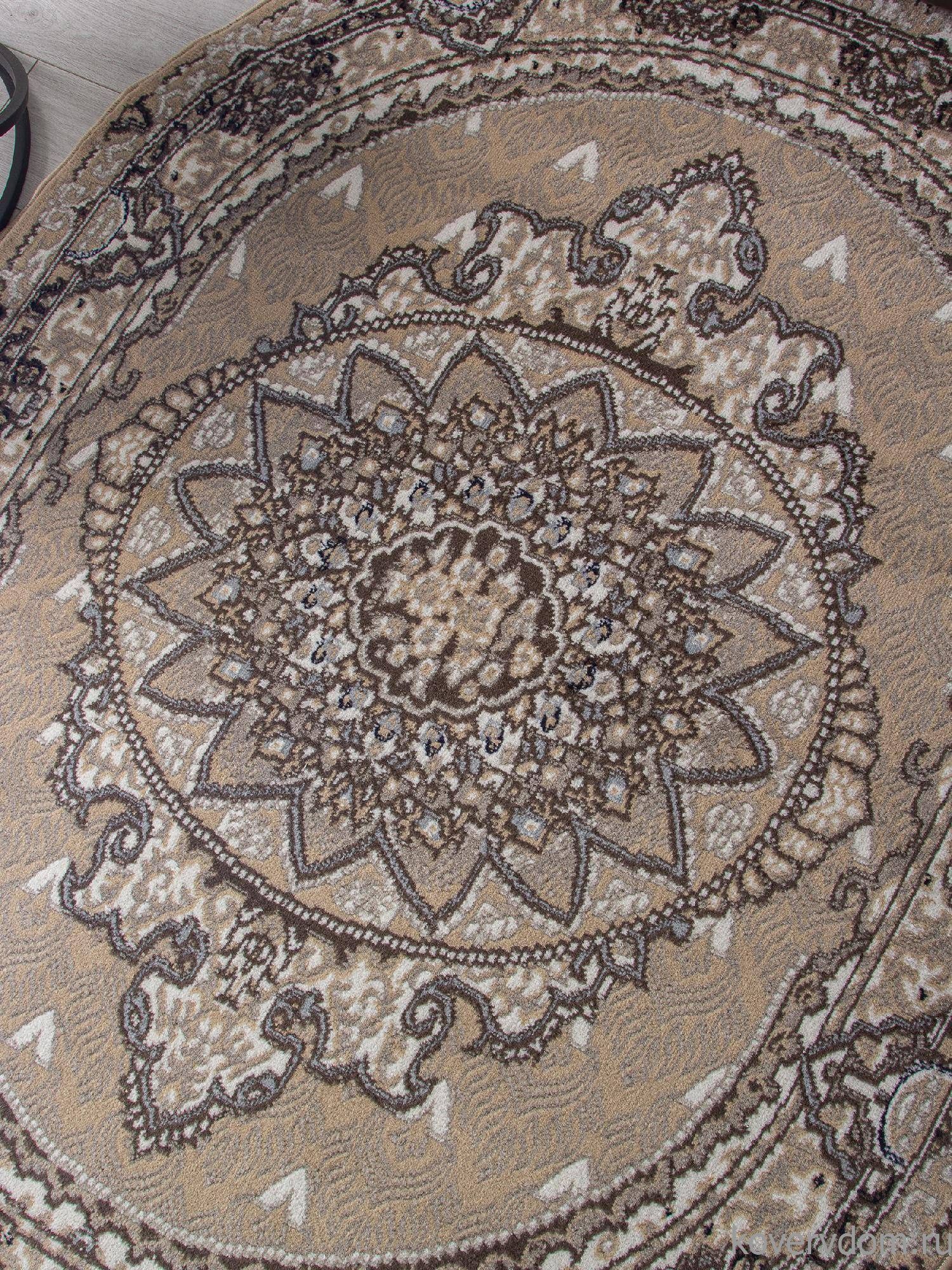 Ковер PRAGA 06021A BEIGE / BEIGE Овал