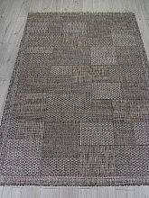 Современный прямоугольный ковер KAIR-A S148 DARK GRAY