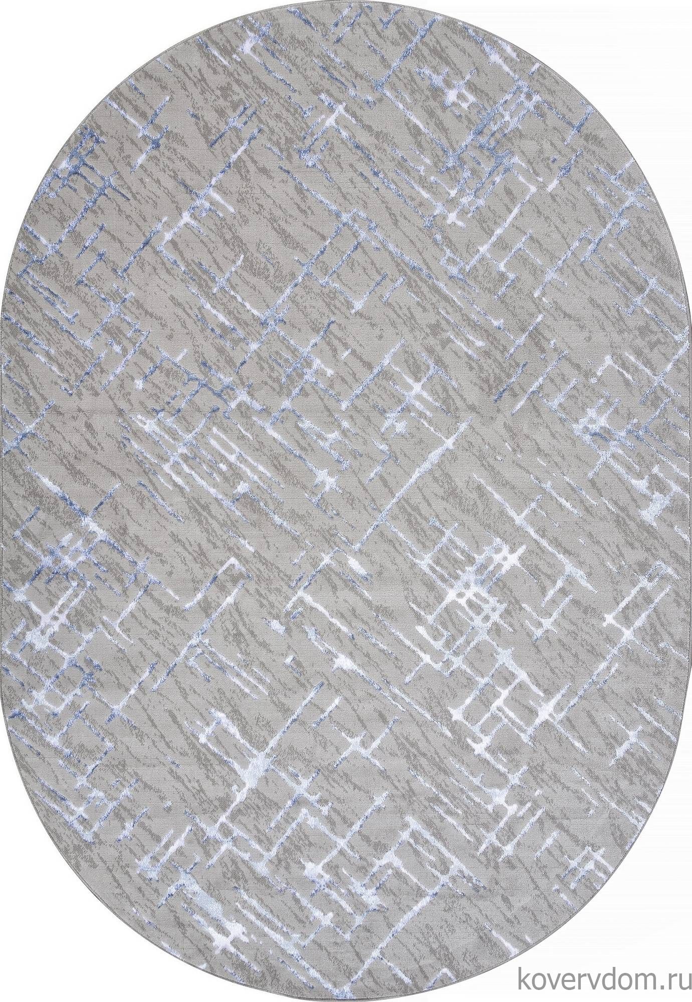 Ковер LIMAN F164 GRAY-BLUE Овал Ковер LIMAN F164 GRAY-BLUE Овал