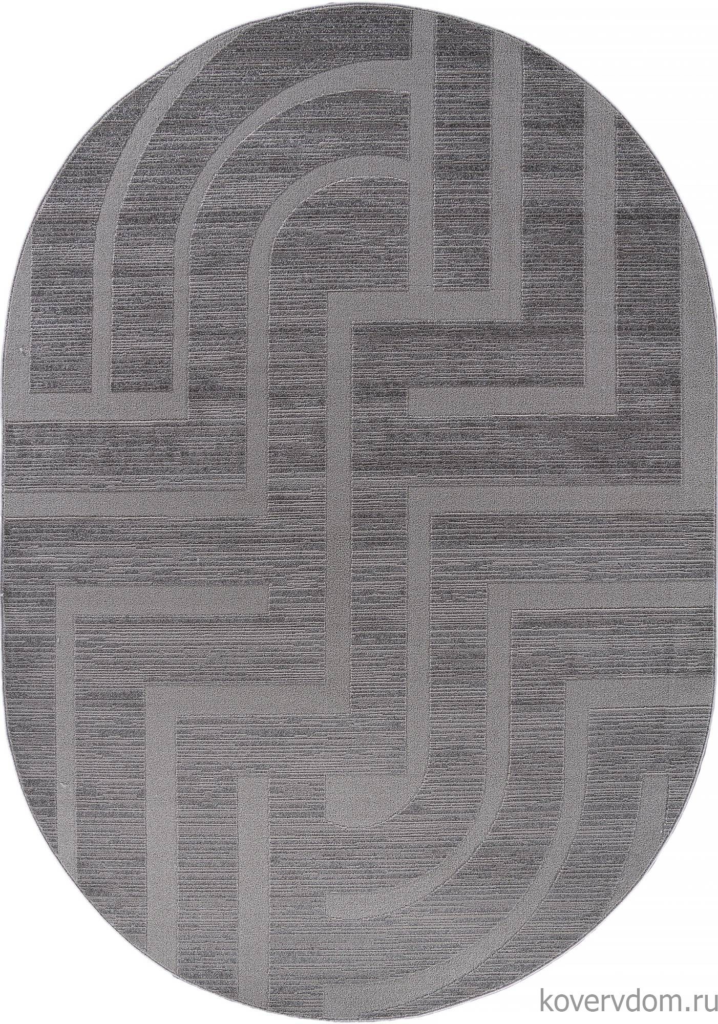 Ковер DIOS F439 LIGHT GRAY Овал Ковер DIOS F439 LIGHT GRAY Овал