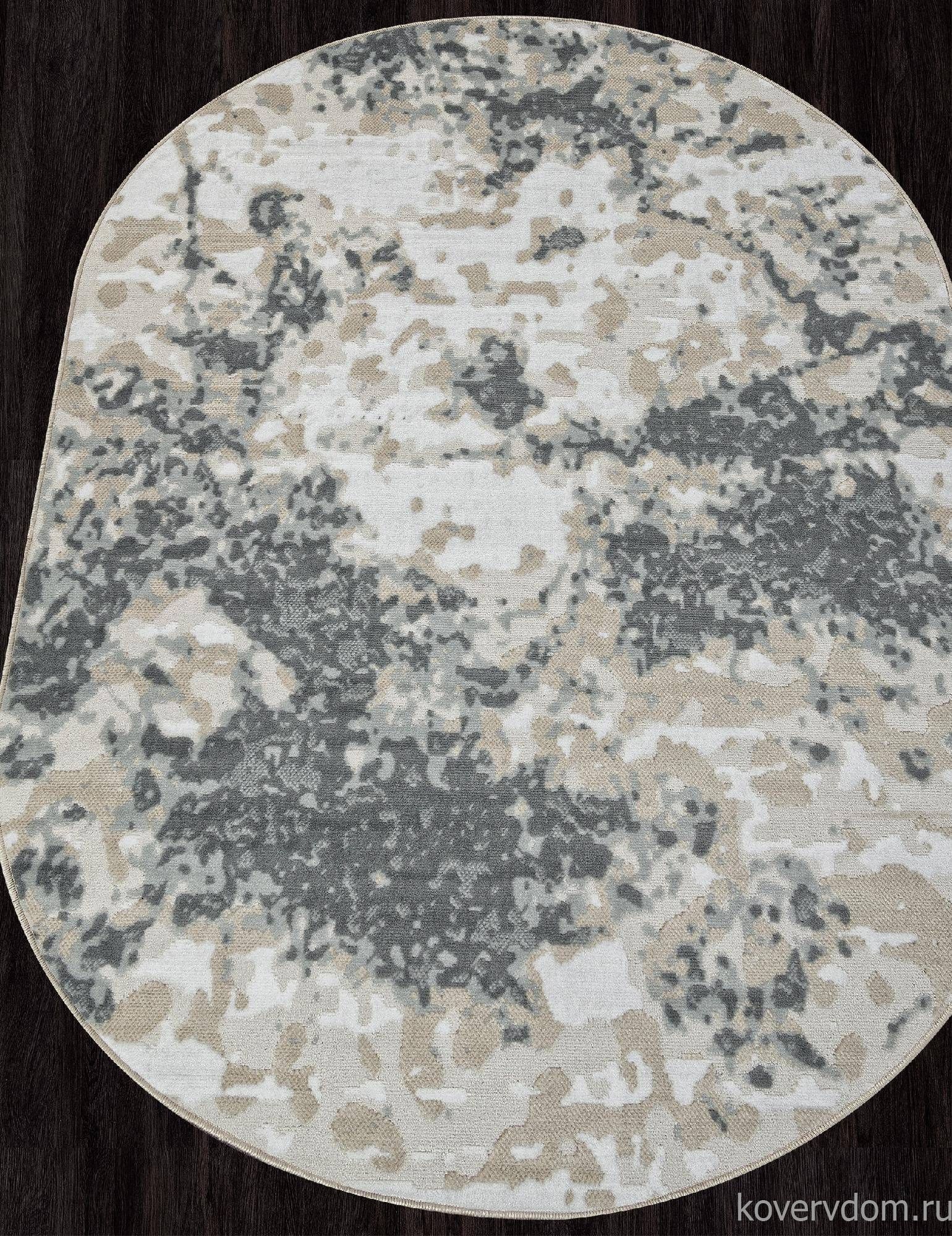 Ковер CUBA-A F269 BLUE Овал