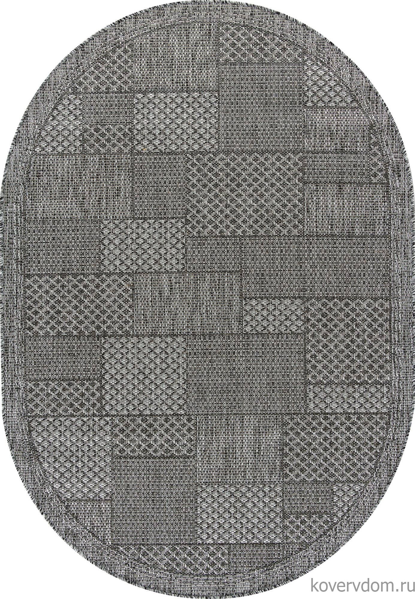 Ковер KAIR S148 DARK GRAY Овал Ковер KAIR S148 DARK GRAY Овал