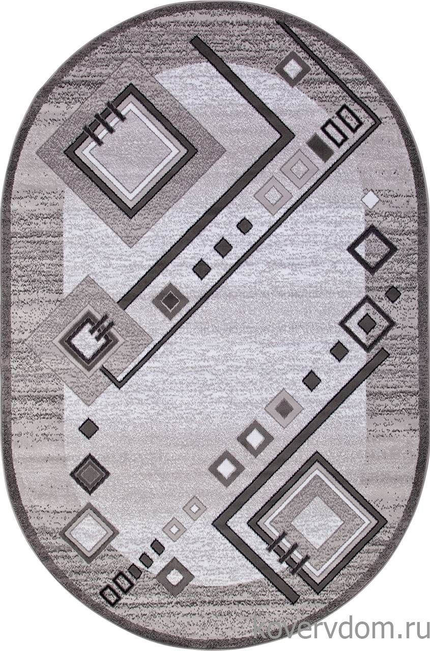 Ковер SILVER D188 GRAY Овал Ковер SILVER D188 GRAY Овал