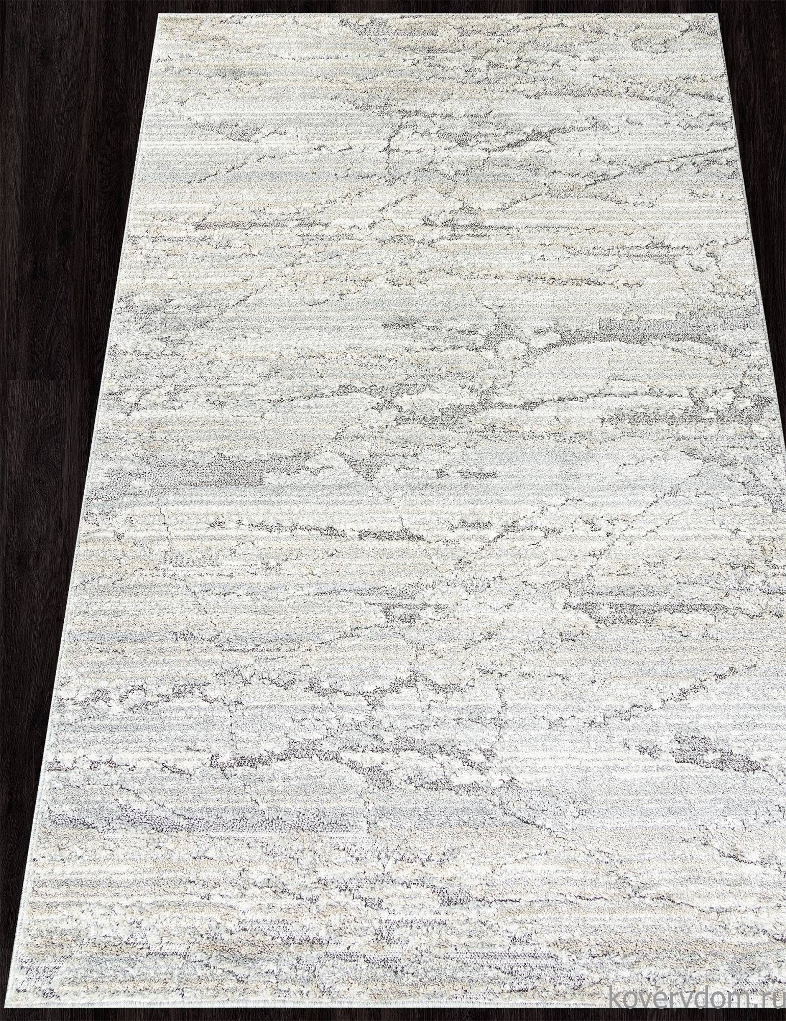 Ковер TUNIS 6802B WHITE / L.GRAY Ковер TUNIS 6802B WHITE / L.GRAY