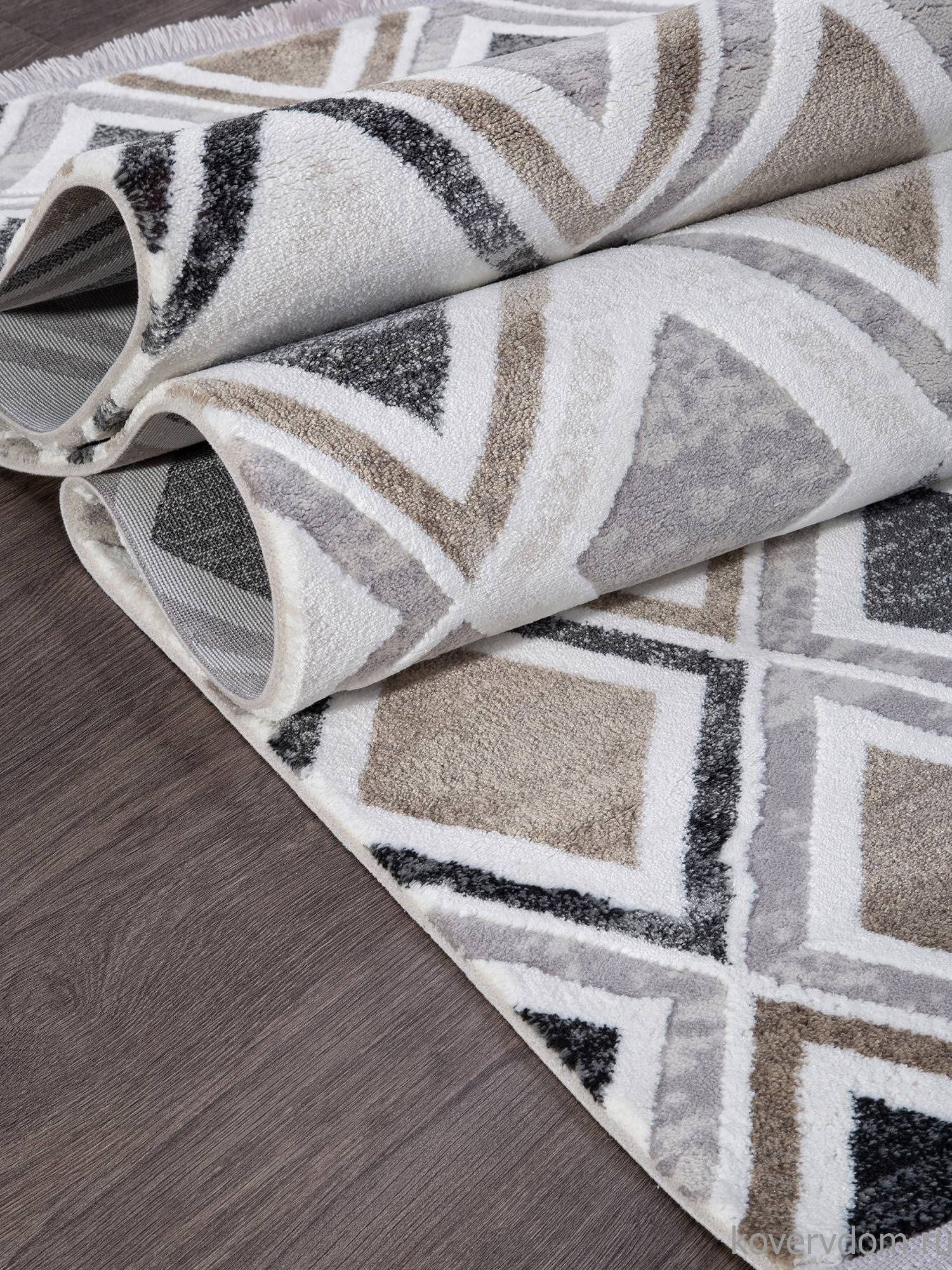 Ковер FORT 04160A WHITE / L.BEIGE