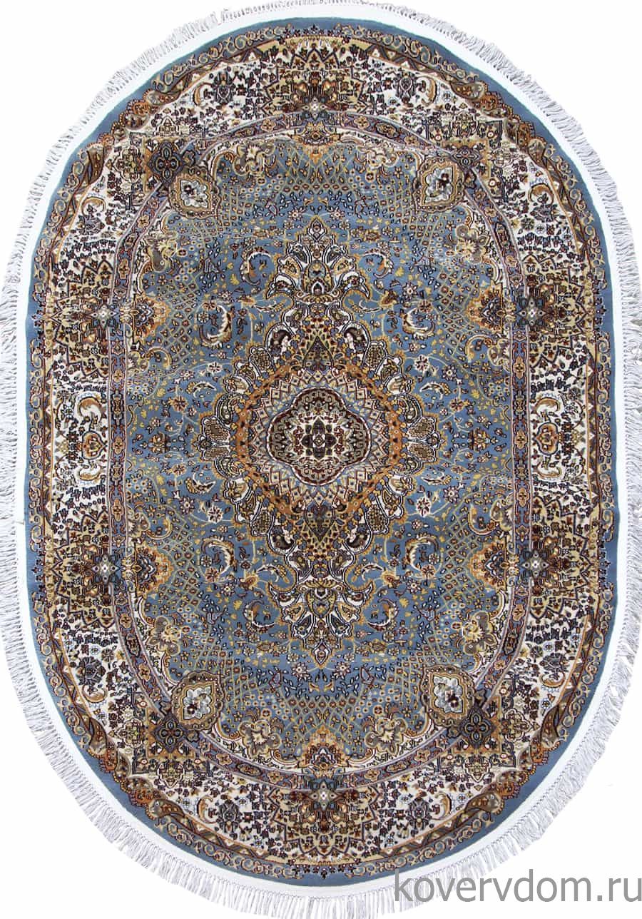 Ковер SHAHREZA D414 BLUE Овал Ковер SHAHREZA D414 BLUE Овал