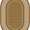 Циновка NOVARO 903-10 ОВАЛ