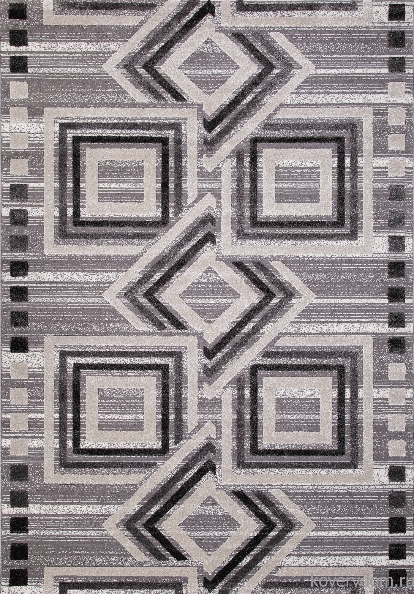 Ковер ECLIPSE QP015 WHITE / D.GRAY Ковер ECLIPSE QP015 WHITE / D.GRAY