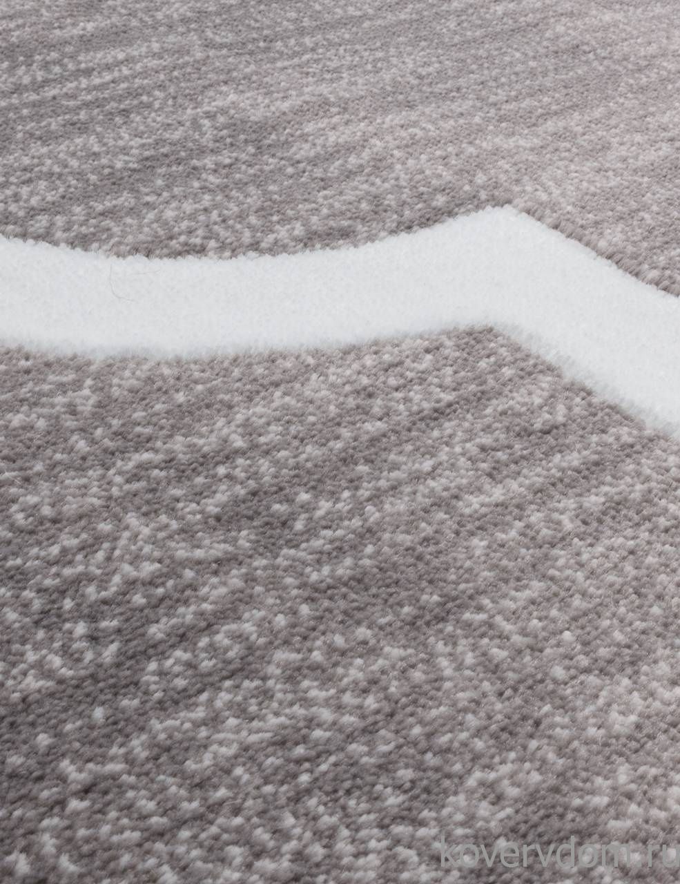 Ковер MEGA CARVING WK d422 GRAY-NATURAL Овал