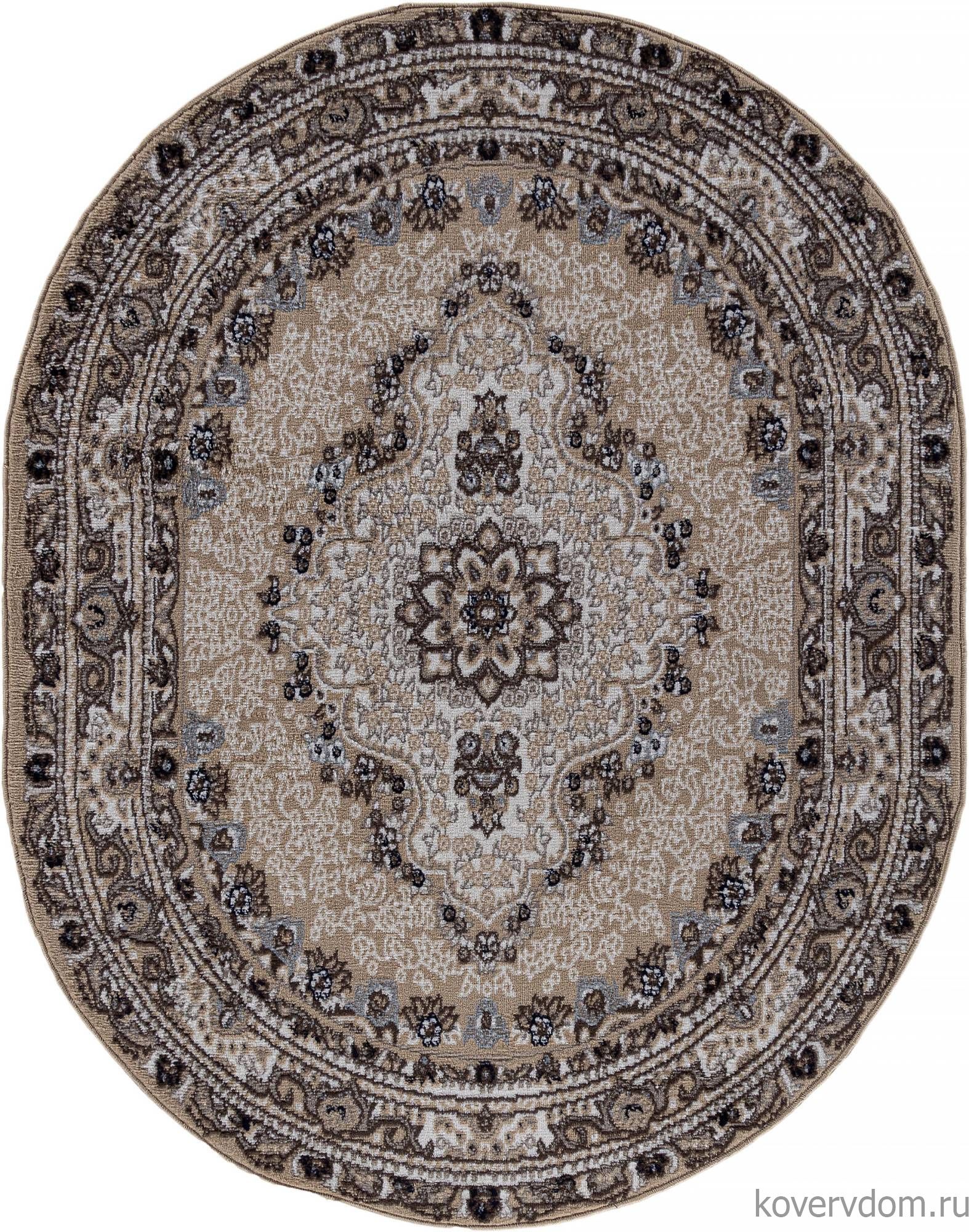 Ковер PRAGA 06020A BEIGE / BEIGE Овал