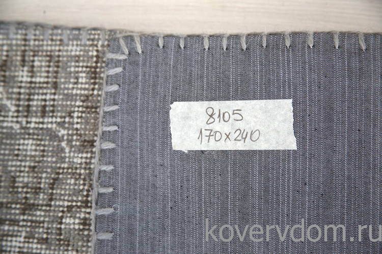 Винтажный ковер 100% шерсть пэчворк R-8105