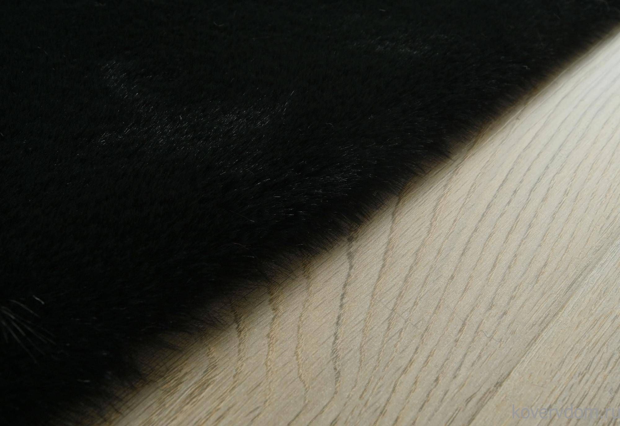 Ковровая Дорожка из искусственного меха RABBIT PREMIUM MS1000 BLACK