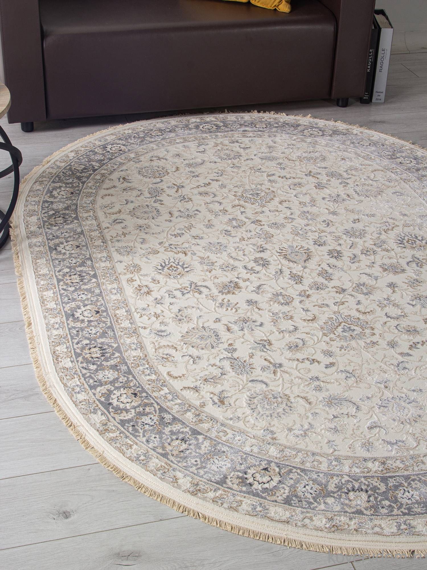 Ковер Jasmine 35831Z CREAM / L.GREY Овал Ковер Jasmine 35831Z CREAM / L.GREY Овал