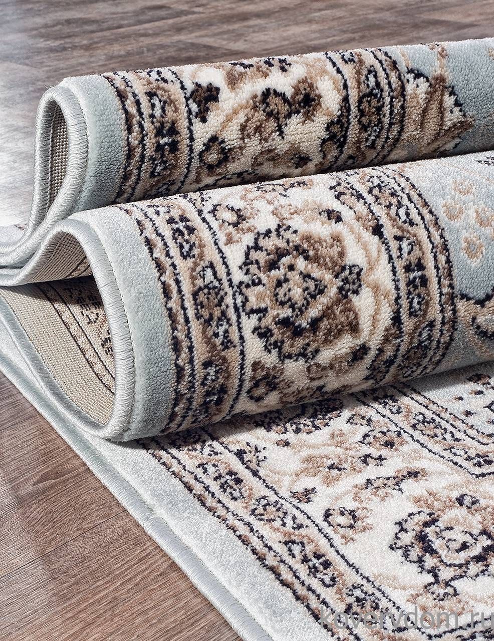 Ковер VALENCIA DELUXE D251 L.BLUE-BROWN