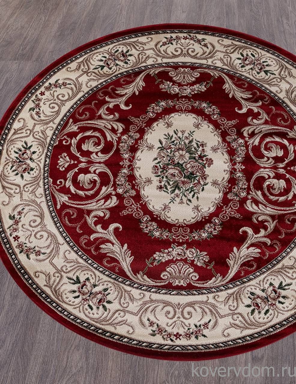 Ковер COLIZEY D066 RED Круг