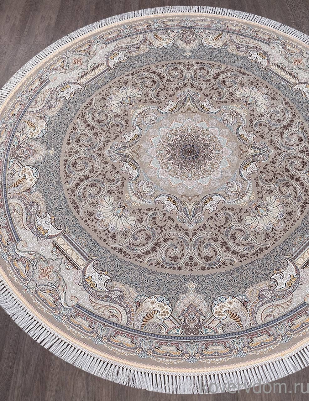 Ковер FARSI 1500 144 LIGHT GRAY Круг