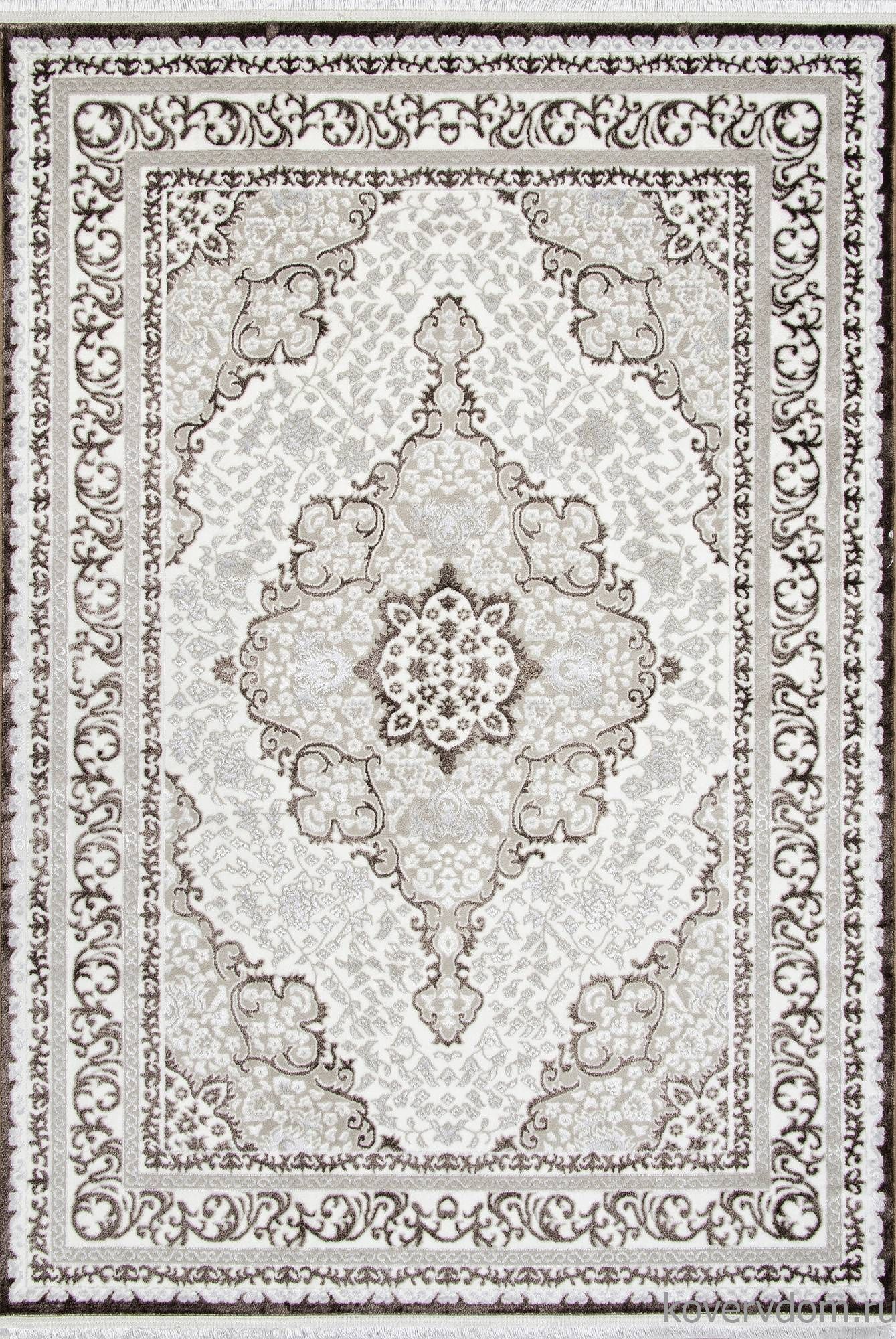 Ковер ALFANI Q011A BROWN FDY/CREAM SHRINK Ковер ALFANI Q011A BROWN FDY/CREAM SHRINK