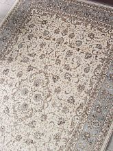 Круглый ковер VALENCIA DELUXE F014 CREAM-L.BLUE