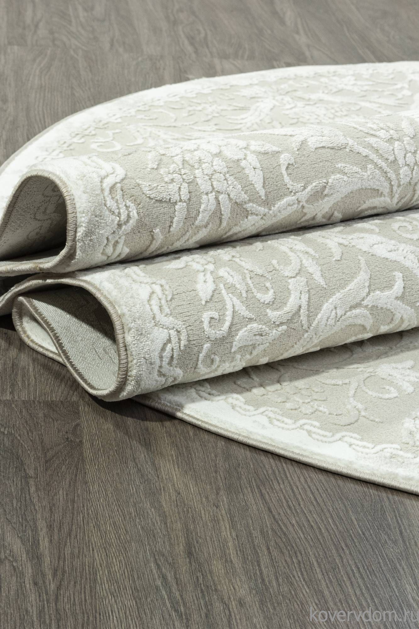 Ковер SIROCCO E413AC BEIGE / WHITE Овал Ковер SIROCCO E413AC BEIGE / WHITE Овал