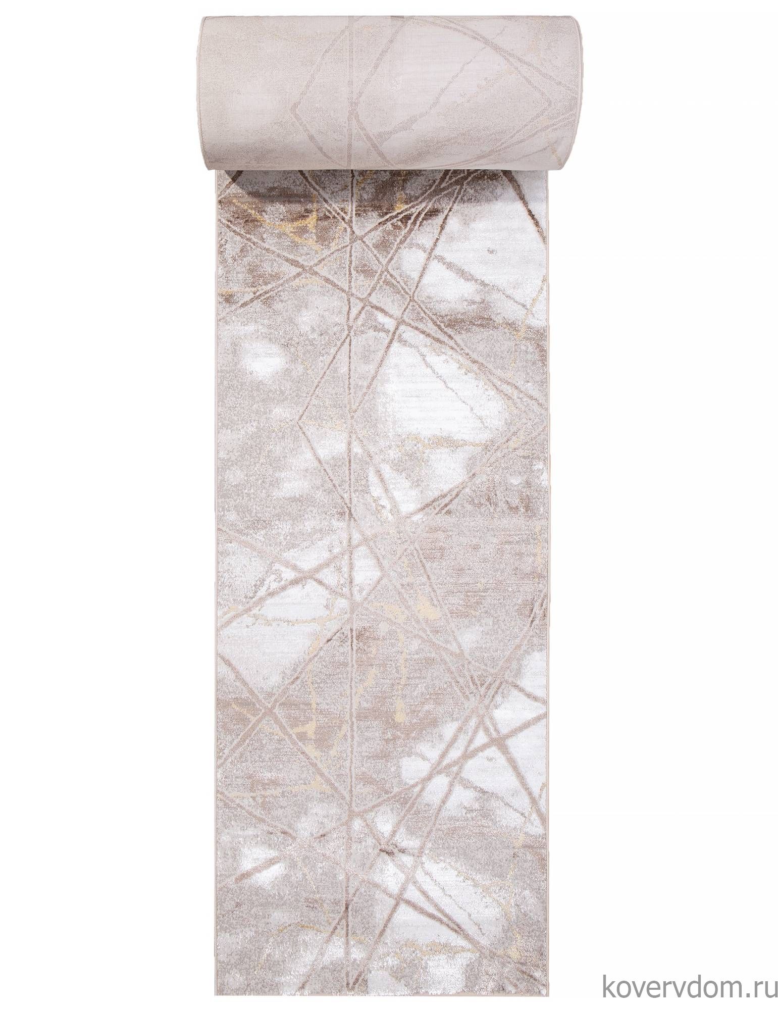 Ковровая Дорожка AJMAL LP 315 CREAM / BROWN Ковровая Дорожка AJMAL LP 315 CREAM / BROWN
