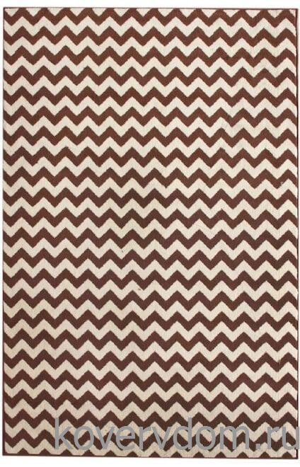 Ковер СКАНДИ ЗИГЗАГИ ivory-brown Ковер СКАНДИ ЗИГЗАГИ ivory-brown