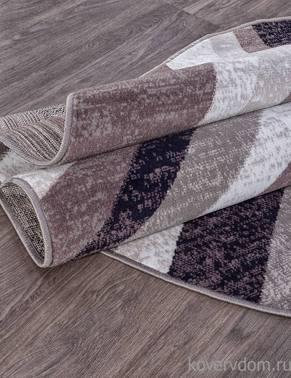 Ковер SILVER d234 GRAY-PURPLE Овал Ковер SILVER d234 GRAY-PURPLE Овал