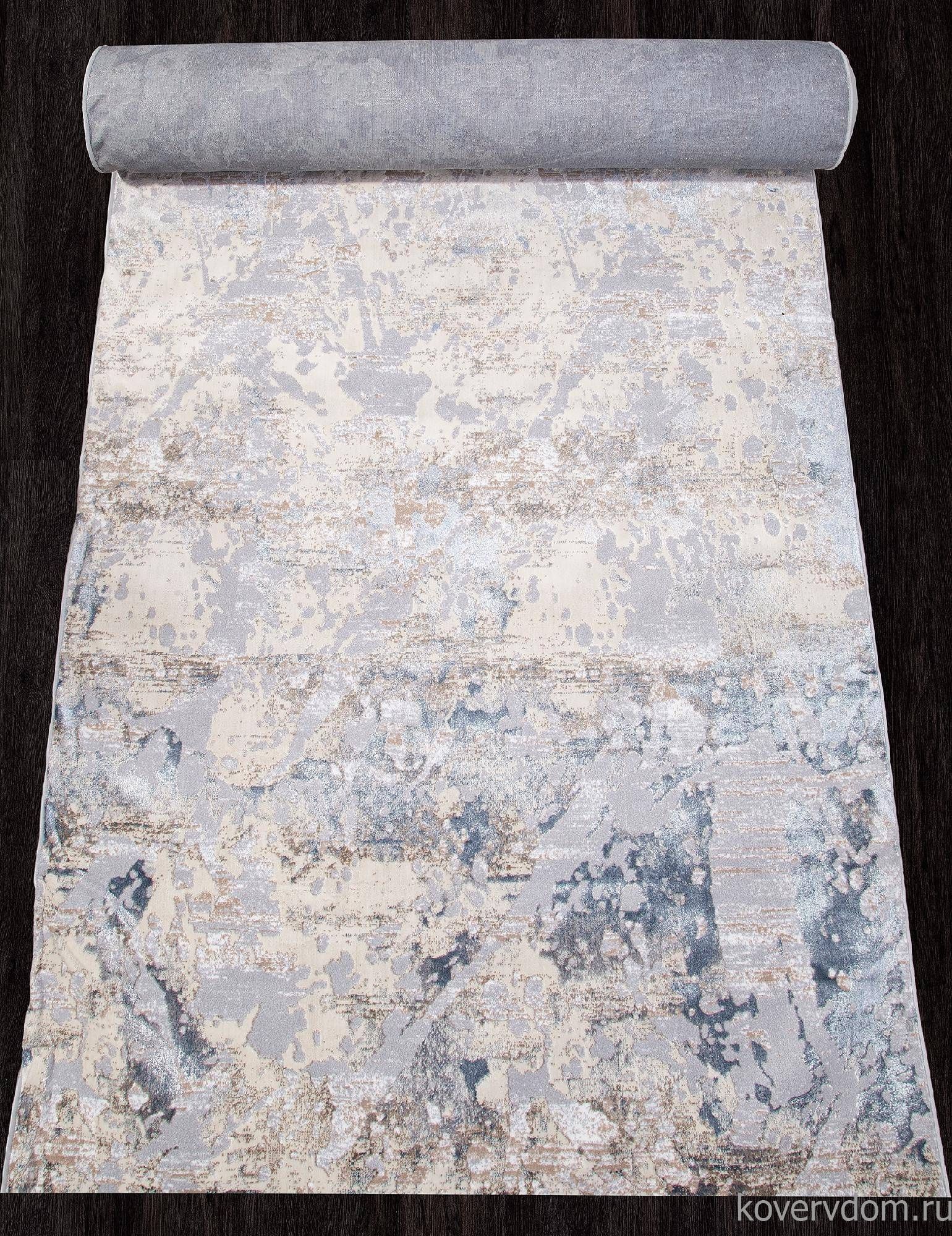 Ковровая Дорожка PERU C060A D.GREY SHIRINK / BLUE FDY