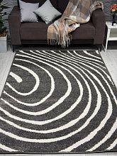 Ковер длинноворсовый в спальню STORM VR45 GRAY