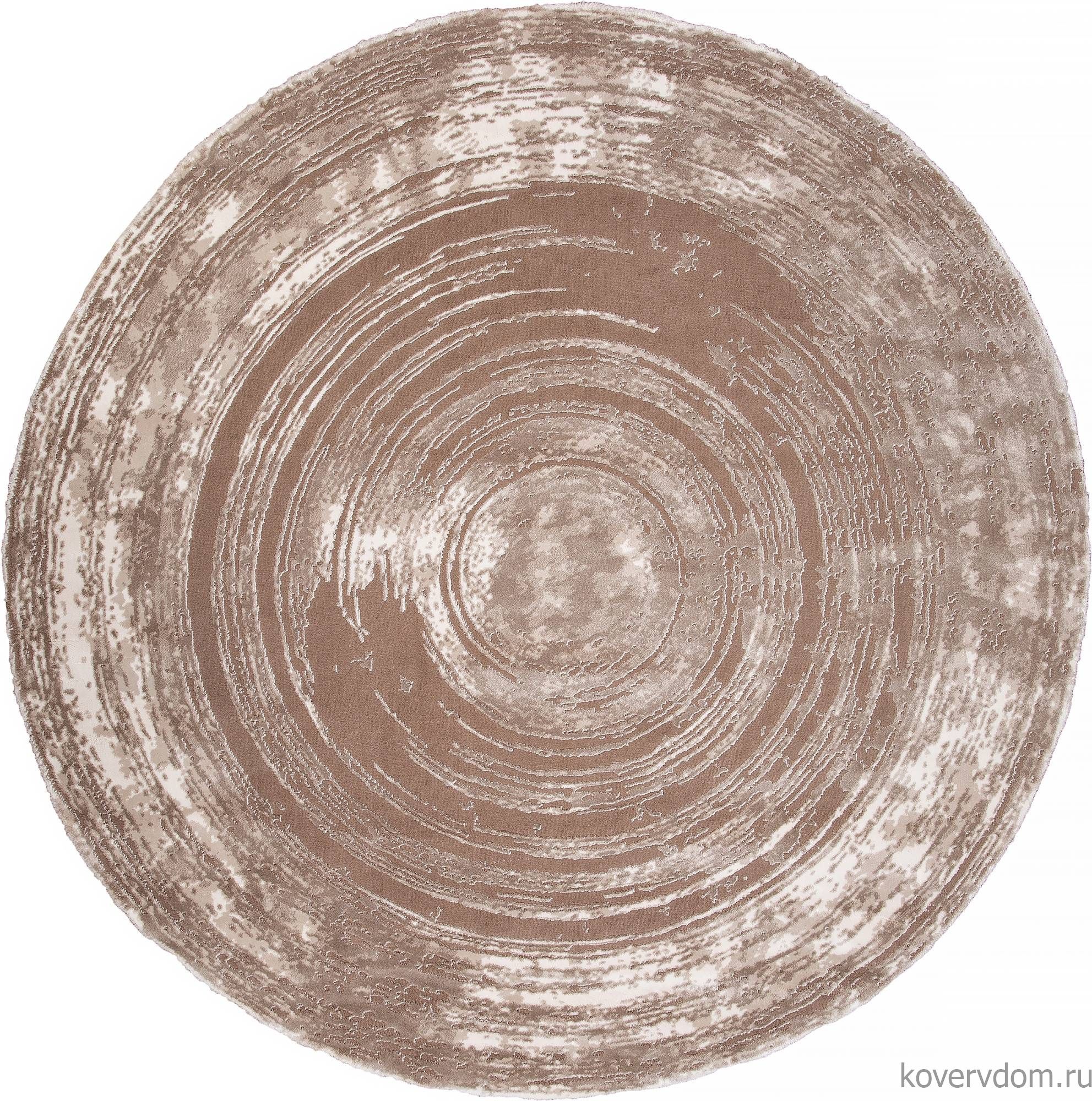 Ковер SAFIR 00843A BROWN / BROWN Круг Ковер SAFIR 00843A BROWN / BROWN Круг