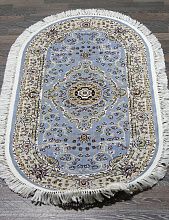 Ковер MASHAD PRESTIGE 02847A L.BLUE / L.BLUE Овал